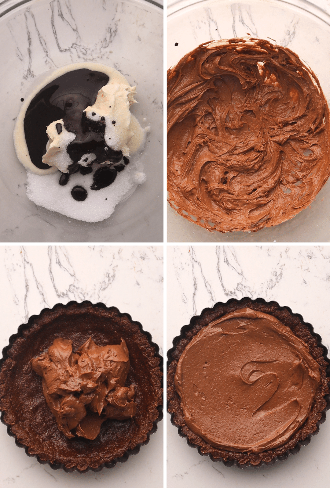 keto-chocolate-cheesecake-procedure-collage-thehealthcreative